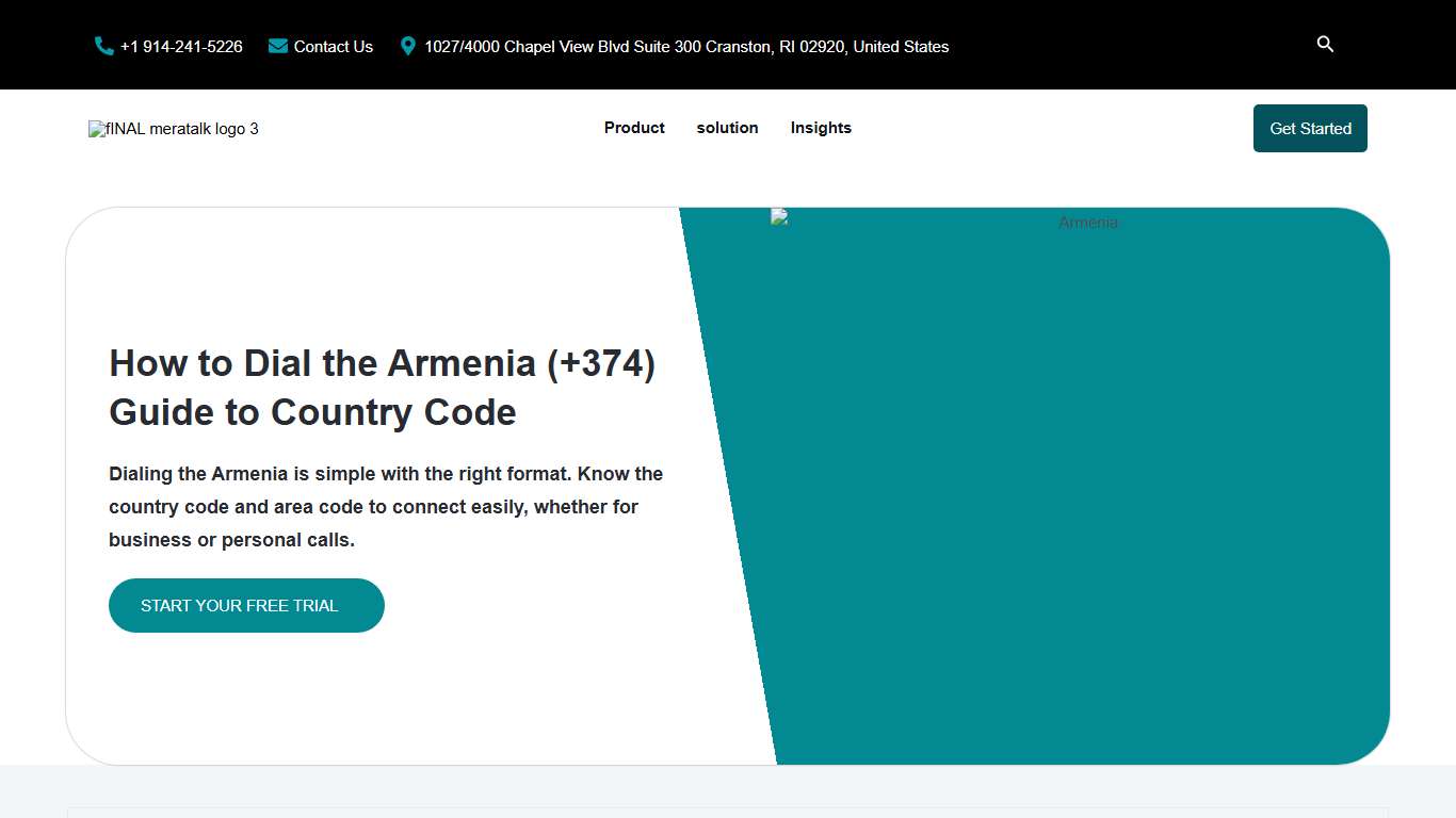 Armenia Country Code +1: Complete Guide to United States Telephone Dialing Codes